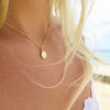Golden Beach Shell Necklace