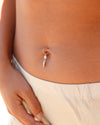 Aloha shell Belly Button ring small
