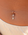 Sea turtle Belly Button ring small