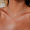 Aloha Sea Shell Silver Necklace